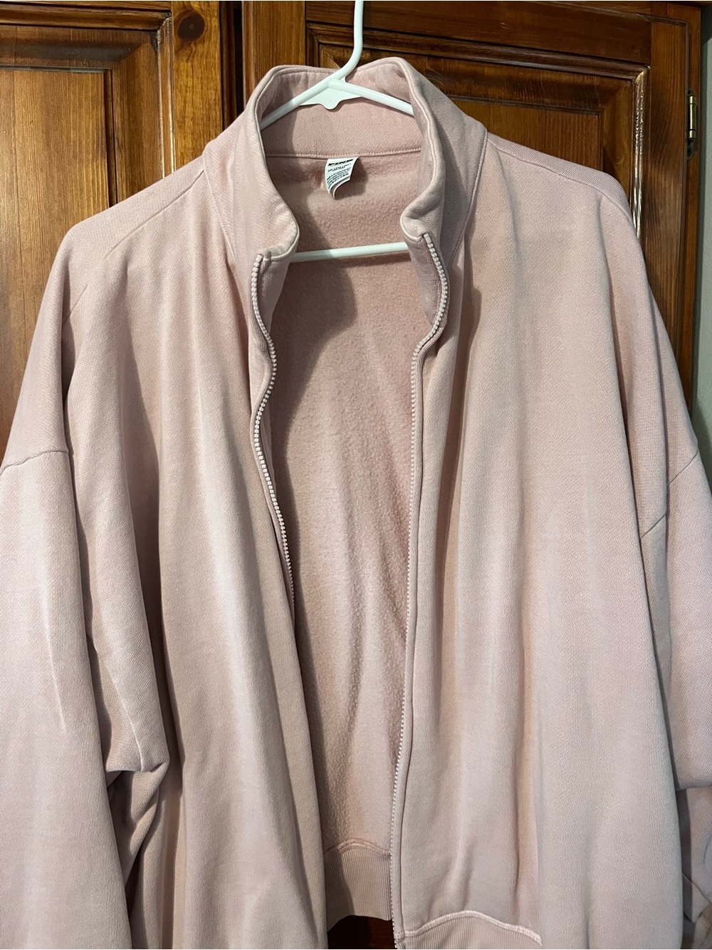 PINK Victoria's Secret Blush Pink Zip-Up sweatshirt and Jogging pants.